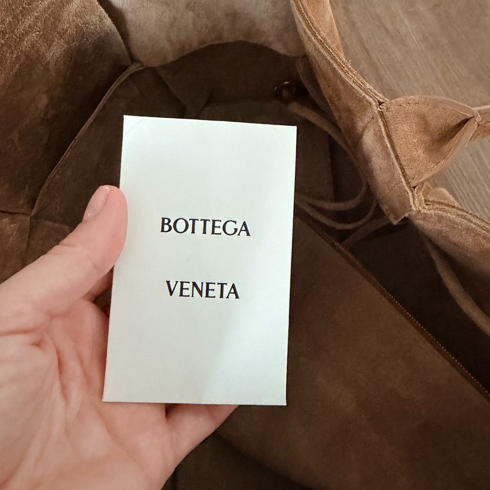 Bottega Veneta Brown Suede Tote Arco - Picture 7 of 7